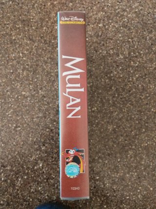 VHS Mulan - Los Clásicos Disney (Español)