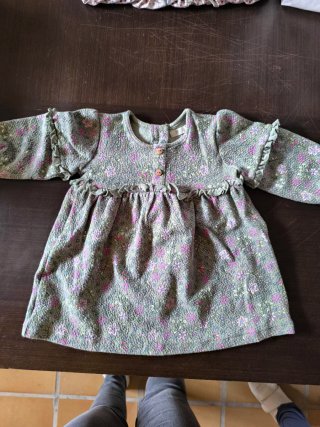 Vestido bebé floral