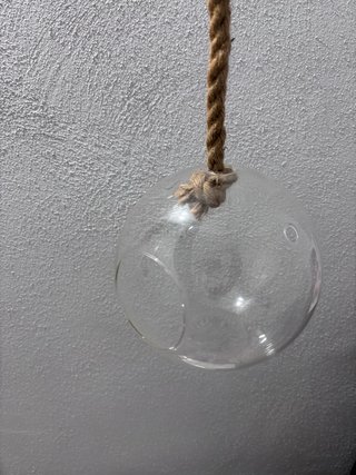 Bola cristal para plantas colgante cuerda