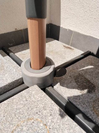 Parasol excéntrico 3x3