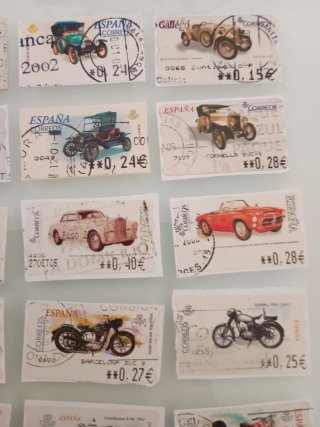 Lote Sellos: Coches, Motos, Trenes, Barcos, Arquit