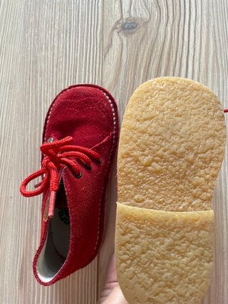 Botines serraje rojos