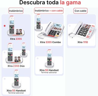 Swissvoice teléfono inalámbrico contestador teclas
