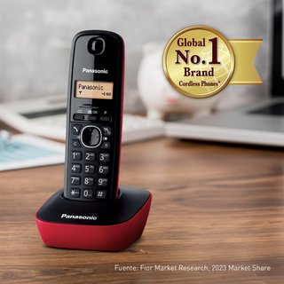 Panasonic teléfono inalámbrico batería larga