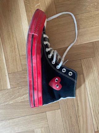 Converse x CDG Chuck 70 Negro/Rojo