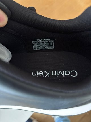 Zapatillas Calvin Klein Piel Negras