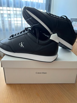 Zapatillas Calvin Klein Piel Negras