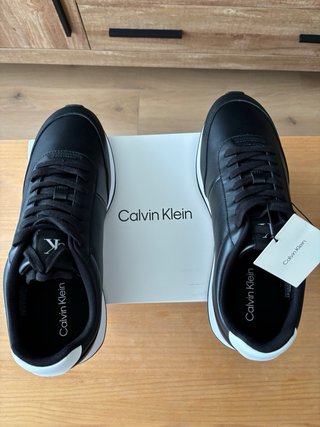 Zapatillas Calvin Klein Piel Negras