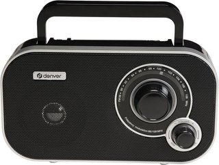 Denver radio portátil sintonizador analógico negro