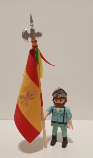 Playmobil Custom Legionario con Bandera Española