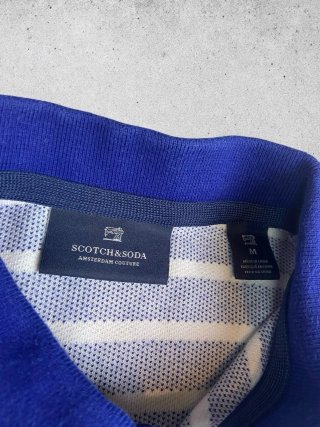 Polo Scotch & Soda Rayas Azul Blanco Talla M