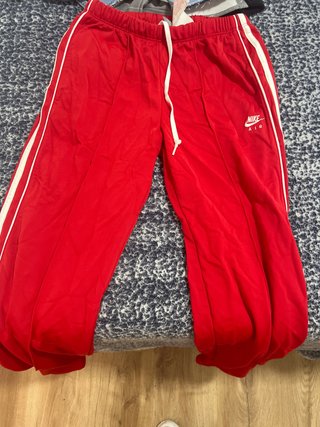 Pantalón Chándal Nike Air Mujer XS Rojo