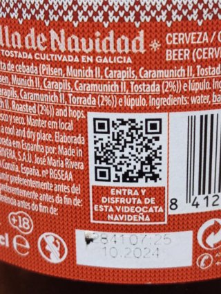 Botella vacía Estrella Galicia de Colección.