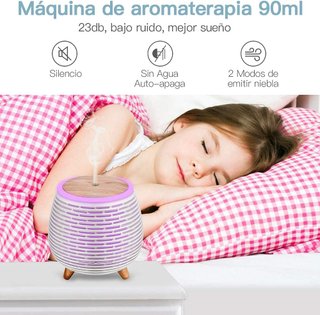 CkeyiN humidificador difusor aromaterapia LED