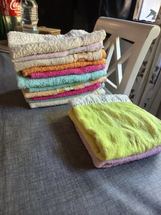 Toallas de bidet de algodón