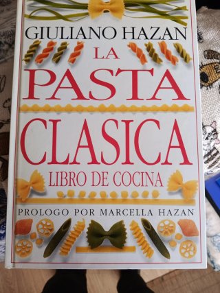 Libro de cocina  "La pasta clásica"
