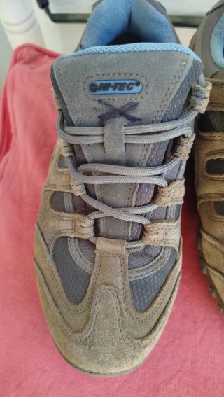Botas trekking Hi-Tec mujer azul/gris