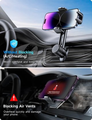 Soporte móvil coche 360° rotación compatible