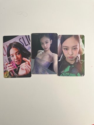 3 Lomocards Jennie Blackpink
