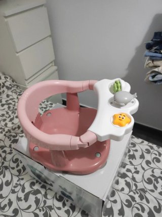 Asiento Baño Bebé Niña Rosa