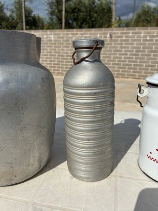 Lote 4 contenitori latte antichi rari