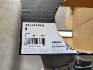 Zapatillas Converse Altas Negras y Blancas