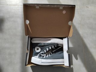 Zapatillas Converse Altas Negras y Blancas