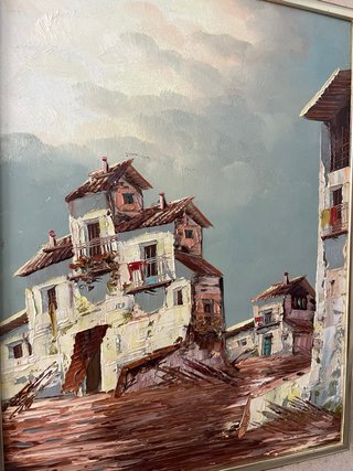 Cuadro al óleo E. Belda