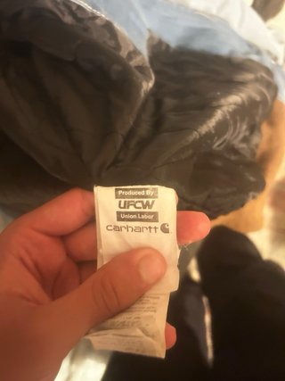 Casaco Carhartt Vintage Azul e Castanho
