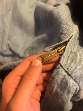 Casaco Carhartt Vintage Azul e Castanho