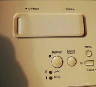 Proyector Epson con mando