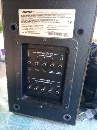 Cadena Sonido Bose y Amplificador Pioneer