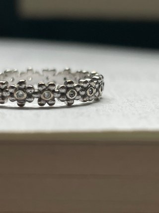 Anillo Plata S925 Flores