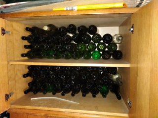 Regalo Botellas de vino verdes de cristal