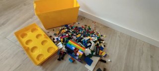 Scatola di Stoccaggio Lego Gialla