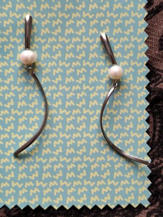 Lote pendientes perlas naturales