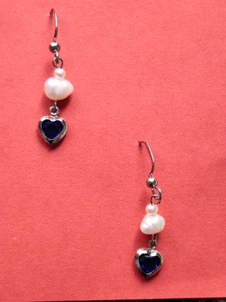 Lote pendientes perlas naturales