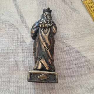 Antigua Virgen de la Leche - Bronce Macizo (841g)