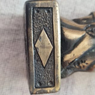 Antigua Virgen de la Leche - Bronce Macizo (841g)