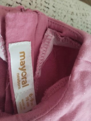 Vestido rosa niña con estampado marca Mayoral