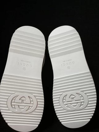 Sandalias Gucci Plataforma Blancas y marrón