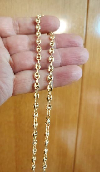 Cadena oro 18 CALABROTE NUEVA DE FABRICA