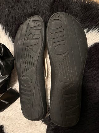 Infradito Emporio Armani Nere e Bianche