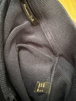 Cárdigan Massimo Dutti Azul Marino Talla L