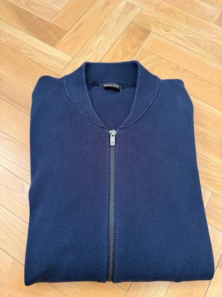 Cárdigan Massimo Dutti Azul Marino Talla L