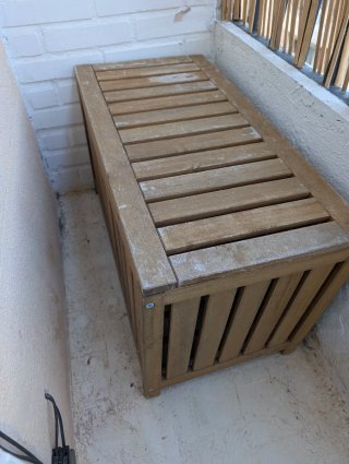 Baúl de madera IKEA