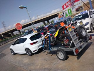 Alquiler remolque para 3 motos