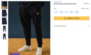 Conjunto FC Barcelona - Hombre