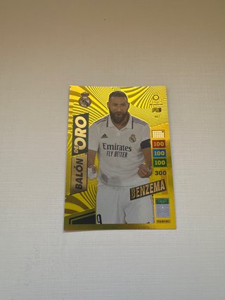 Benzema Balón de Oro 2022-23 Panini