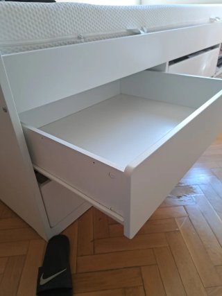 Cama 90x200 (+ somier, colchon y almohada)